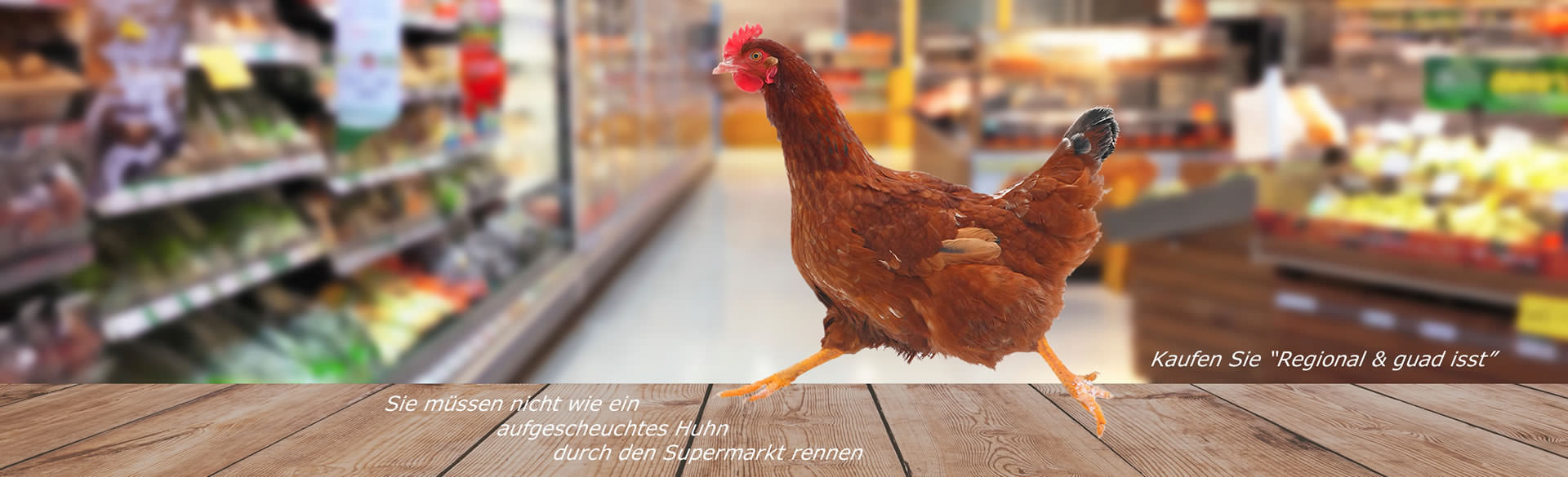 Huhn im Supermarkt