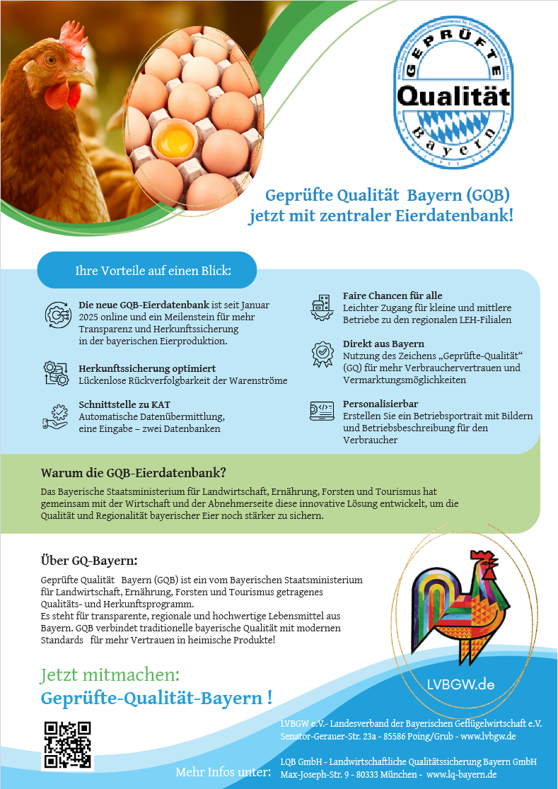 Eierdatenbank nutzen